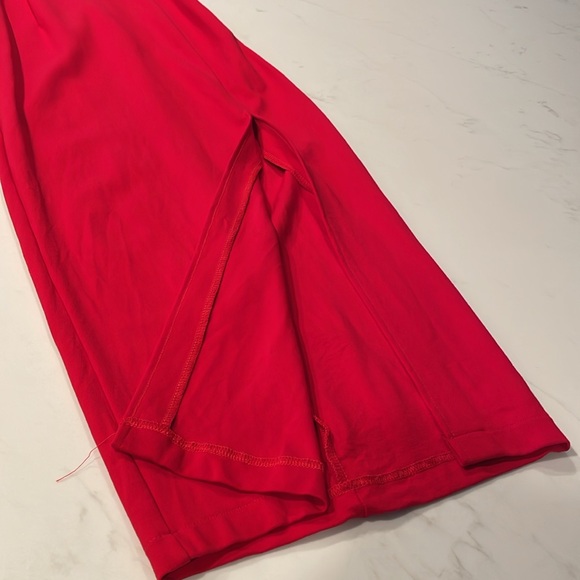 Long Spaghetti Strap Dress with a Slit - Picture 13 of 13